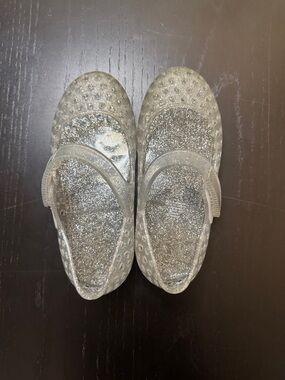 Kids Clear Glitter Mary Jane Shoes